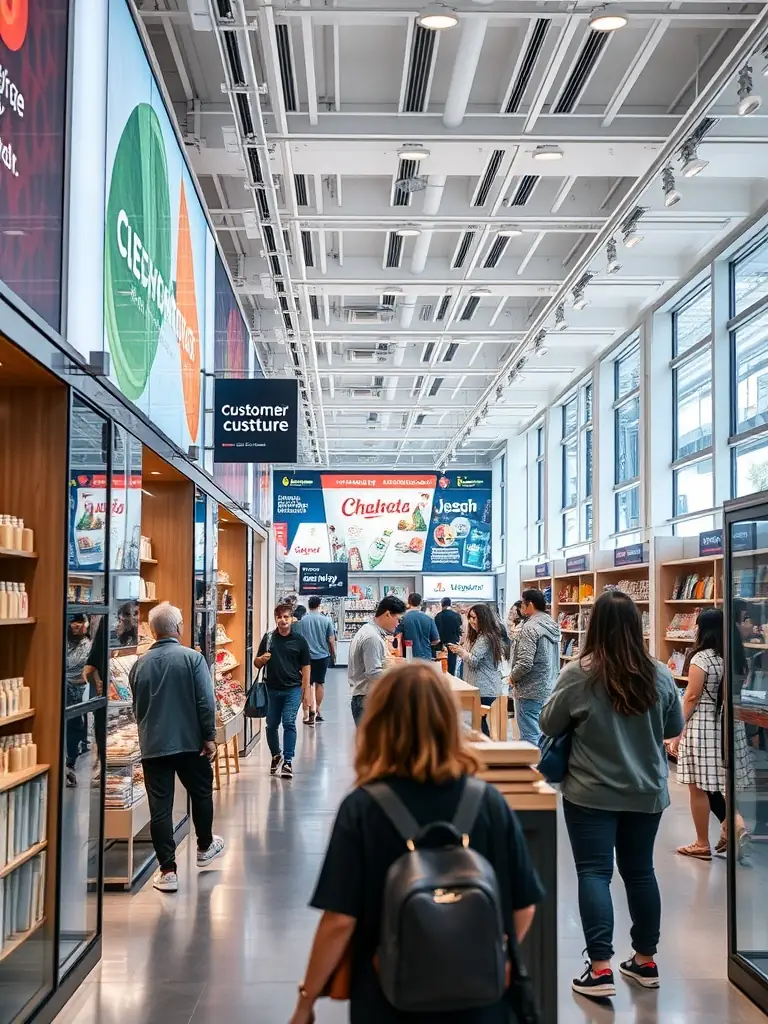 A fully fitted-out commercial space with branding elements, modern finishes, and a functional layout, showcasing R&R Construction's commercial fit-out capabilities.