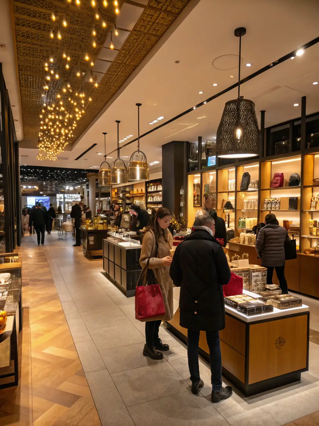 A brightly lit, modern retail store interior featuring custom shelving and a welcoming atmosphere, showcasing R&R Construction's expertise in retail build-outs.