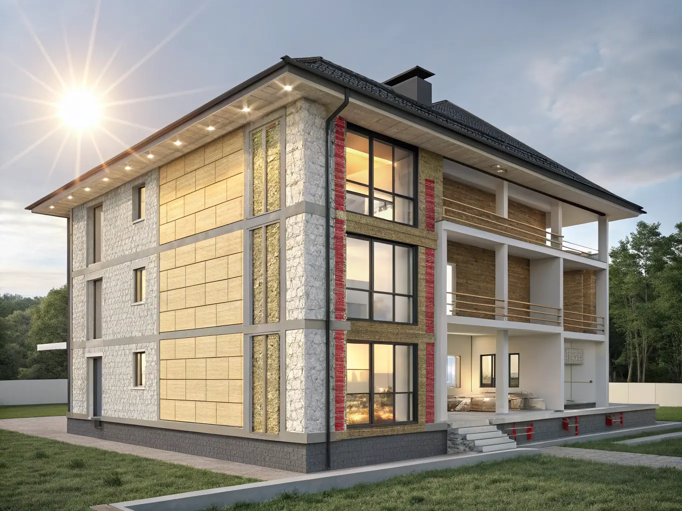 An image illustrating cost-effective solutions provided by South Florida General Contractor, such as energy-efficient upgrades or smart material choices.